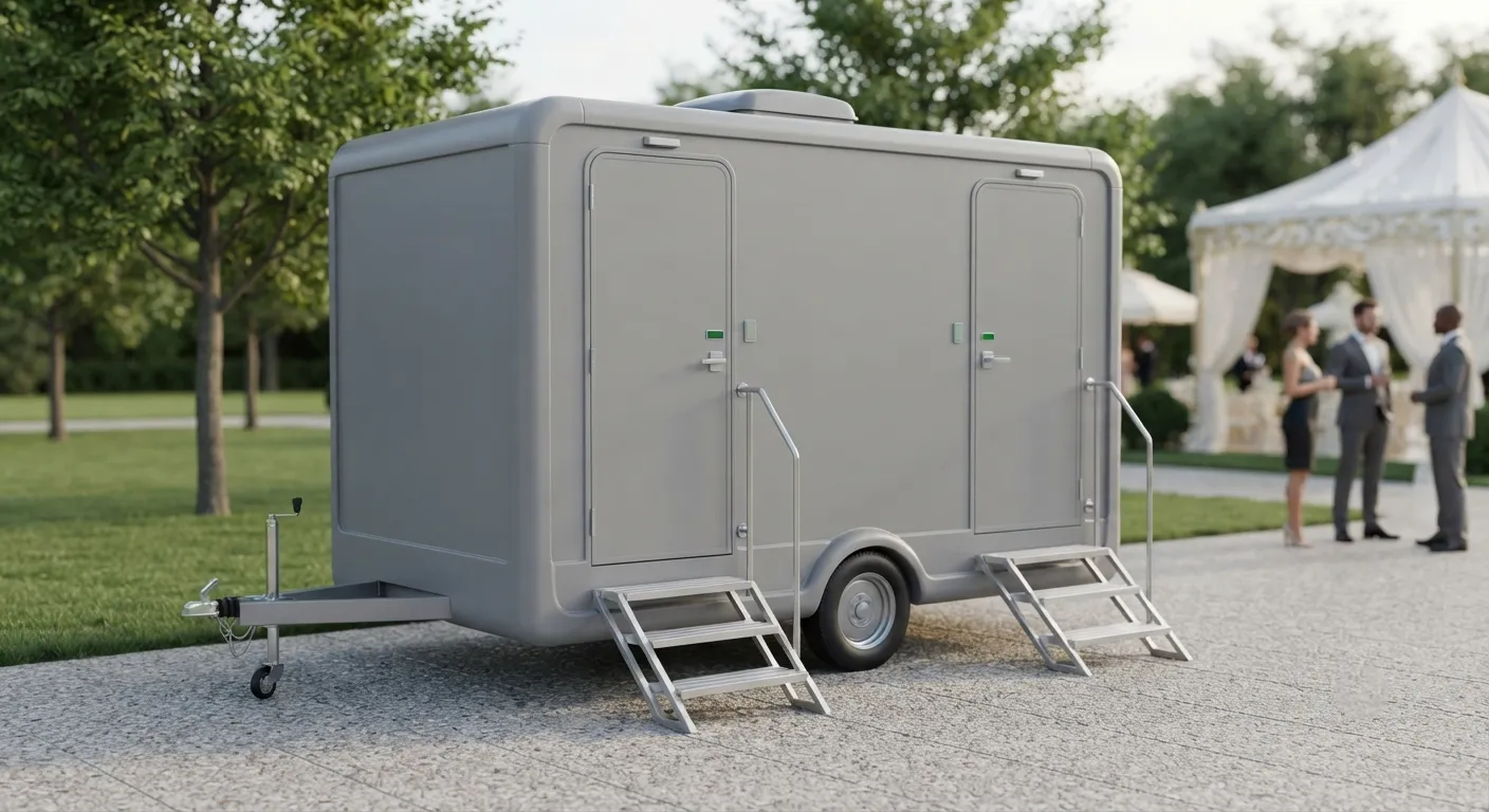 2 Stall Restroom Trailer in Joliet, IL