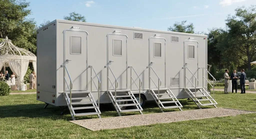 4 Stall Restroom Trailer in Joliet, IL